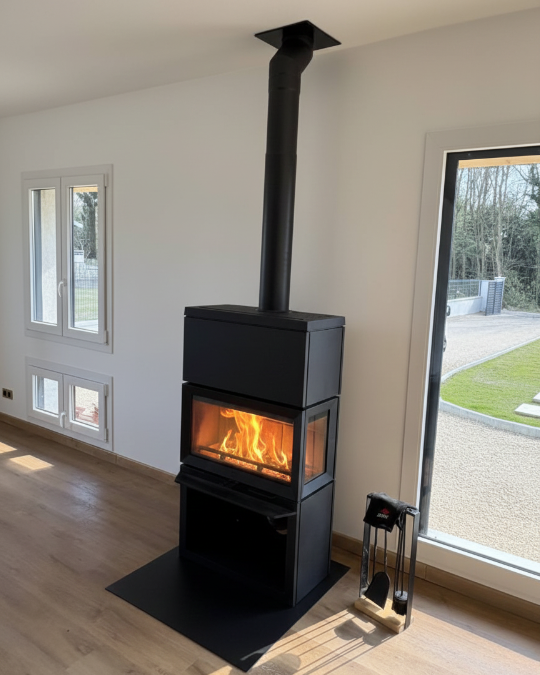 Installation d'un poêle à bois Jotul à Craponne