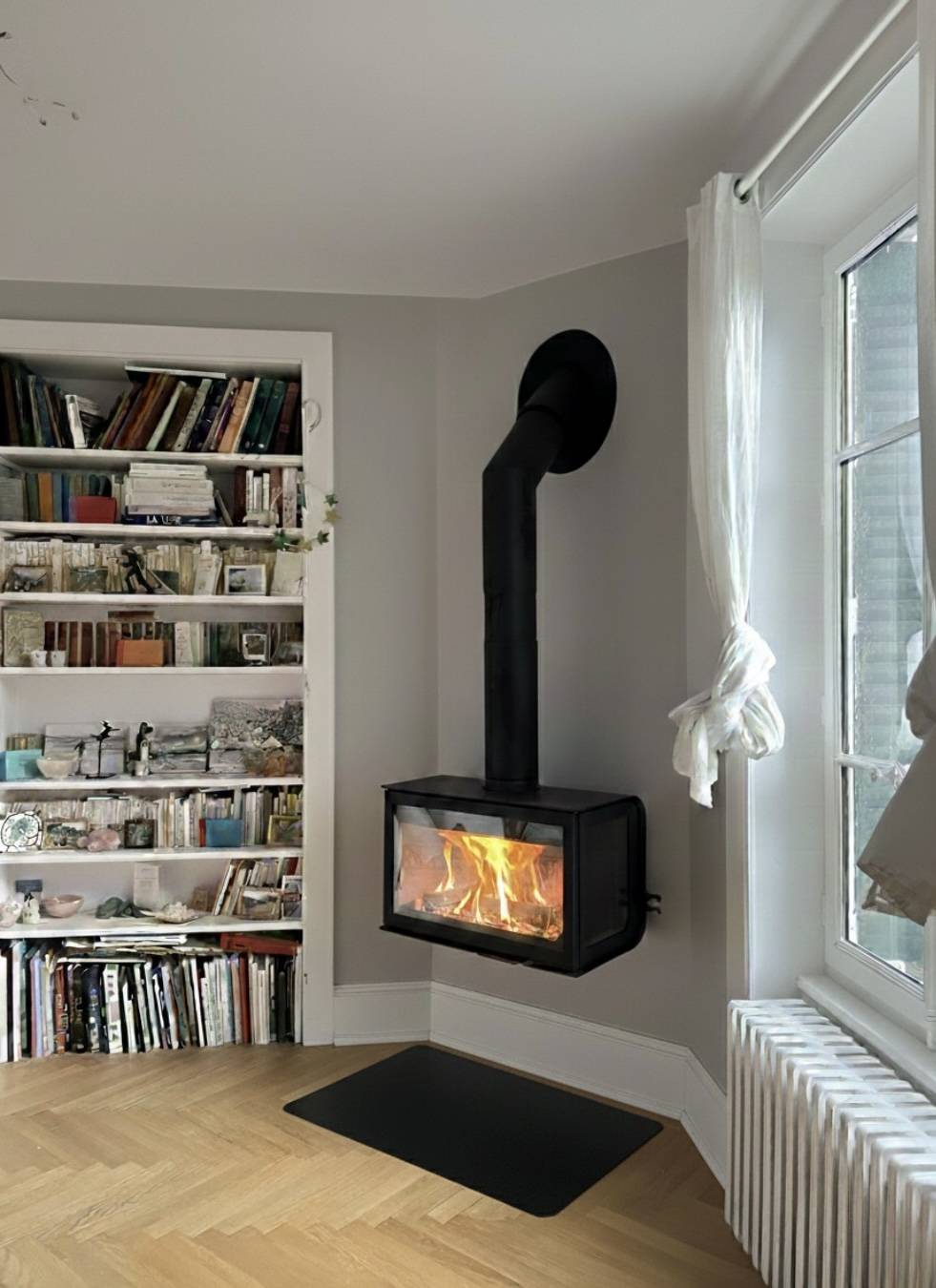 Poêle a bois suspendu City Rocal