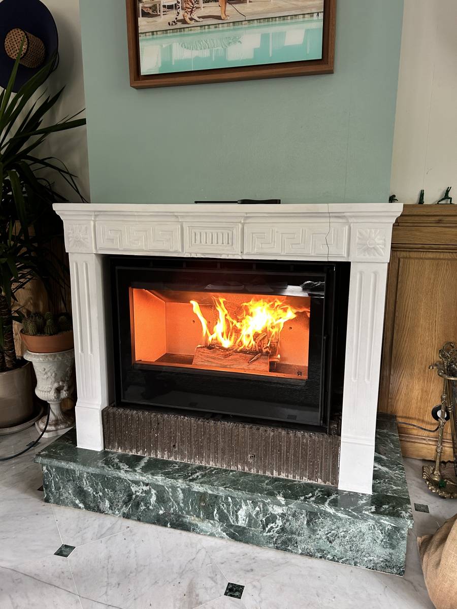 Installtion d'un poêle à bois Rocal à Tassin la Demi-Lune