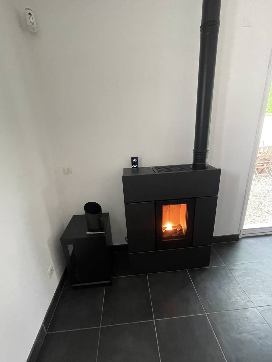 Pose et installation d'un MCZ à Dardilly