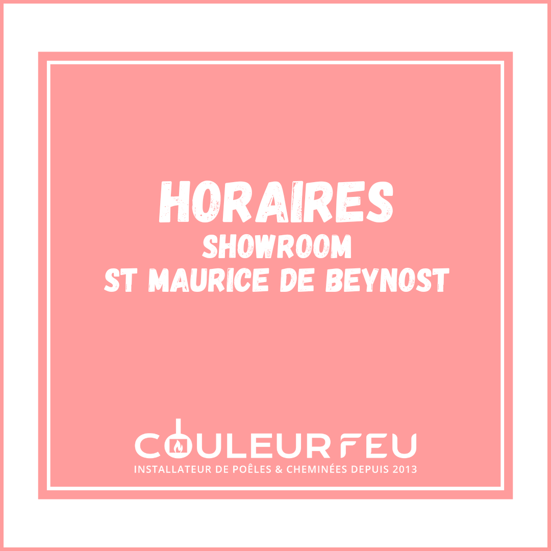 HORAIRES DU SHOWROOM DE BEYNOST