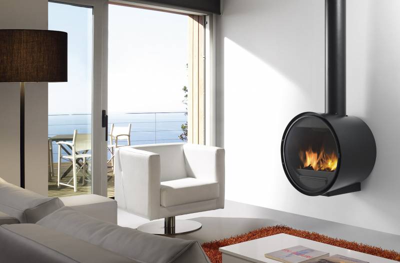 Cheminée suspendue Rocal pour particuliers à Lyon 9 proche de Tassin