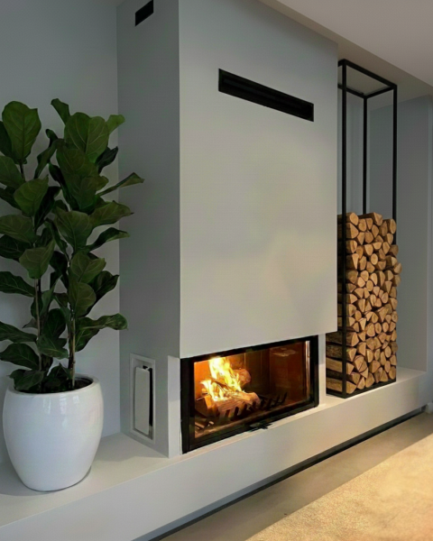 Création d'une cheminée sur mesure ATRA à Ecully